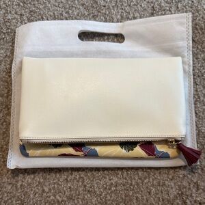 Rachel Pally Cream and Multicolor Clutch
